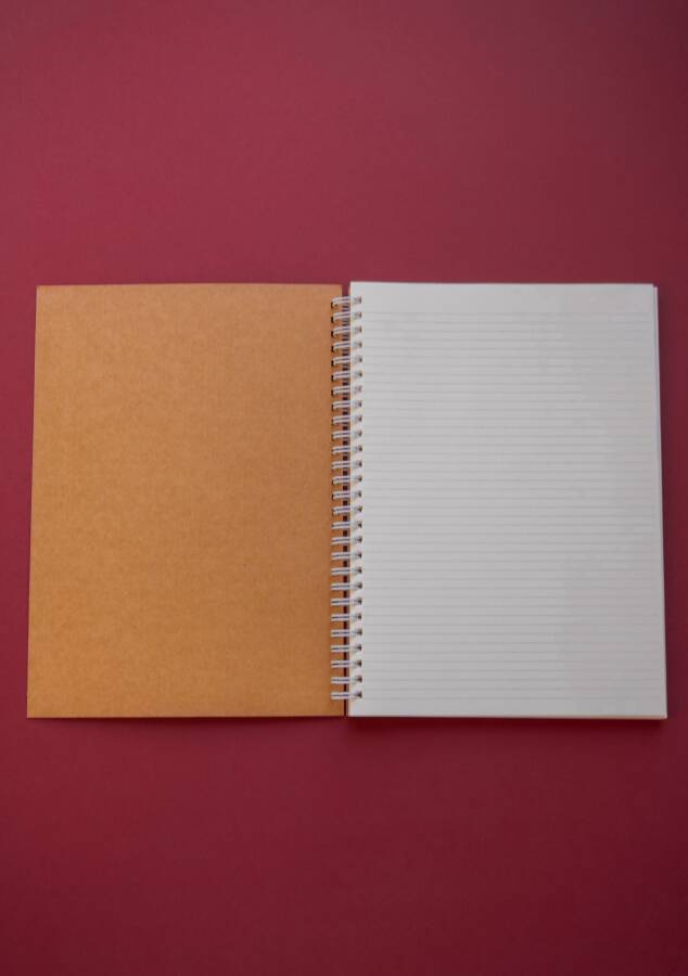 bordo şapka defter 100 yaprak - 4